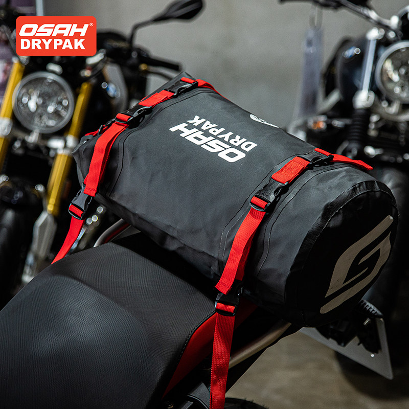 Motorcycle Gear Backpack - Borsa da moto OSAH grigia da