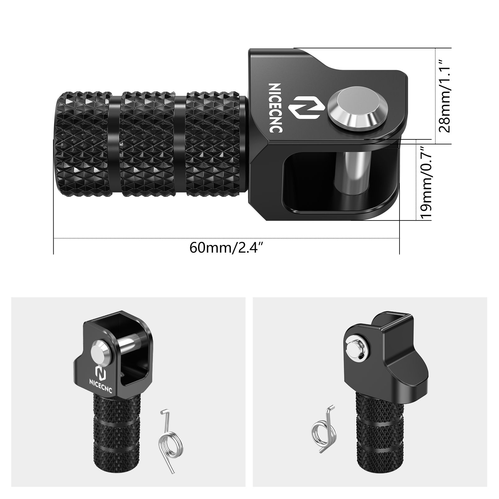 NICECNC Punta della leva del c - Motorcycle Gear Lever Extender recensione e prezzo